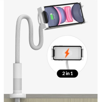 초텍 2in1 자바라  무선충전거치대