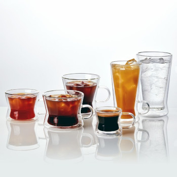 더블월 유리컵 280ml(H) 2P