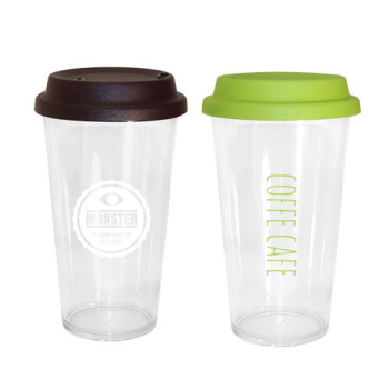 냉온겸용 트라이탄소재 투명 텀블러 600ml