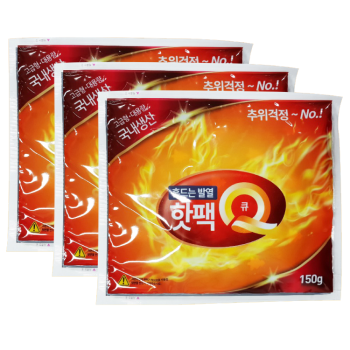 (국산)핫팩 손난로 찜질팩-150g-비닐다양
